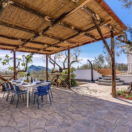 Villa Rusinella Minimalist Retreat With Sea Views Massa Lubrense Exteriör bild