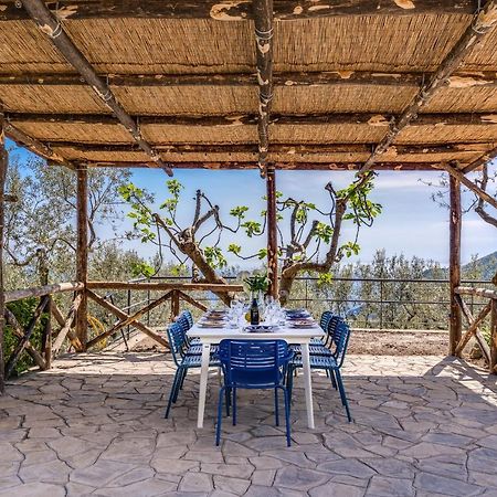 Villa Rusinella Minimalist Retreat With Sea Views Massa Lubrense Exteriör bild
