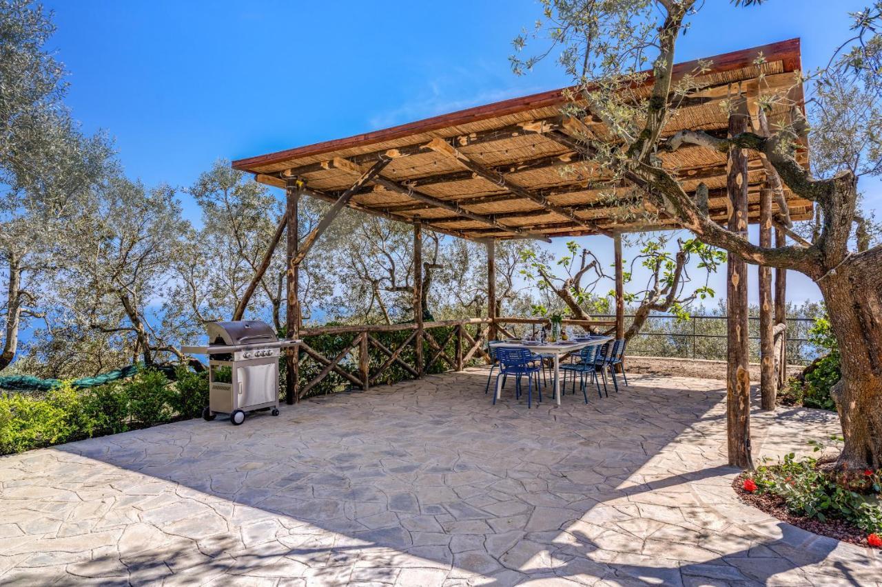 Villa Rusinella Minimalist Retreat With Sea Views Massa Lubrense Exteriör bild