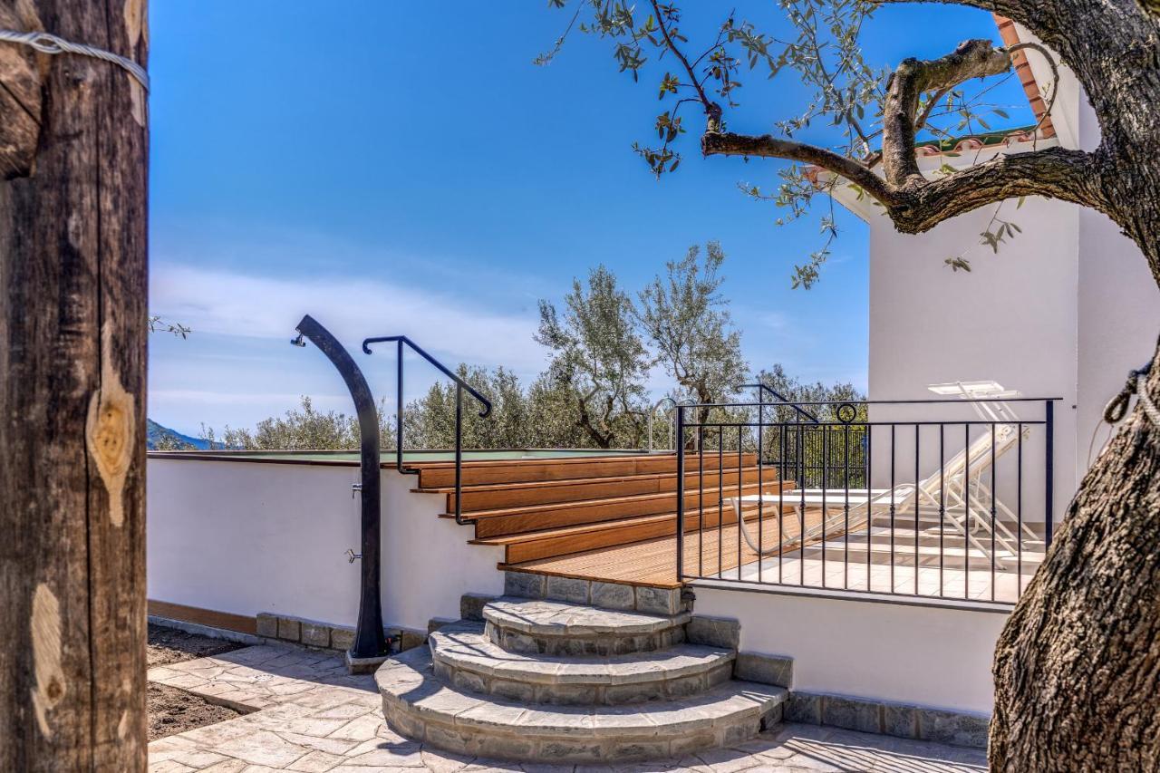 Villa Rusinella Minimalist Retreat With Sea Views Massa Lubrense Exteriör bild